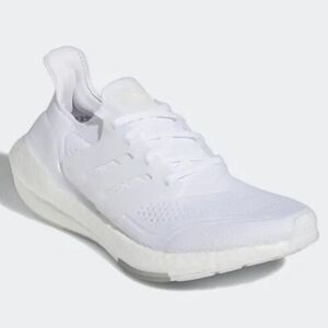 Adidas Ultraboost 22 Women's Running Training Triple White FY0403 10 US